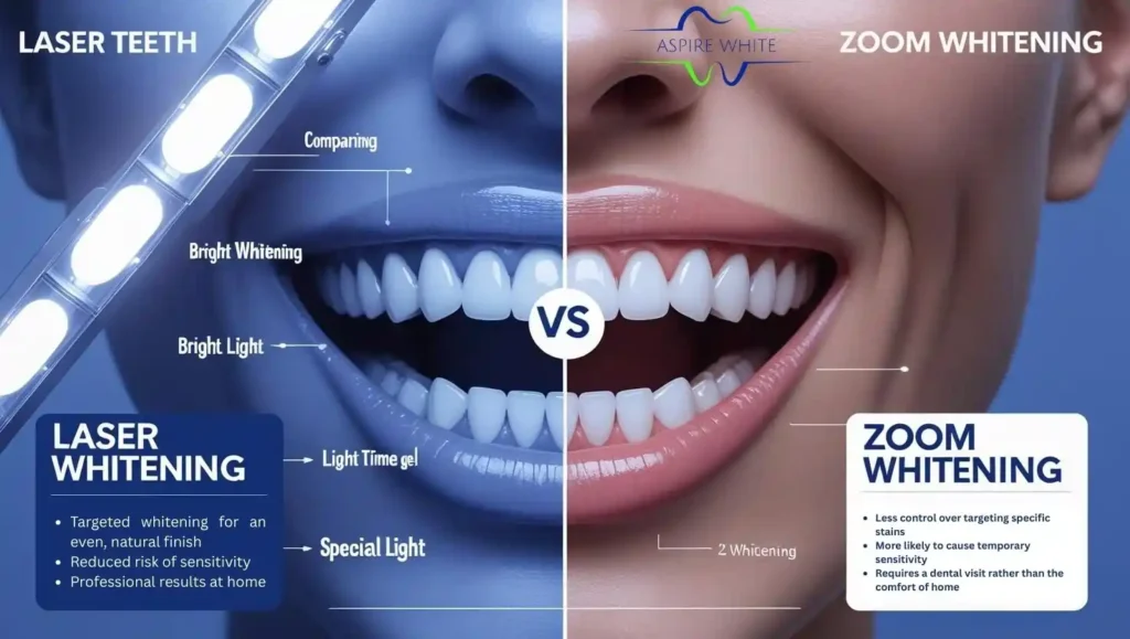 Laser Teeth Whitening vs. Zoom Whitening Dartford