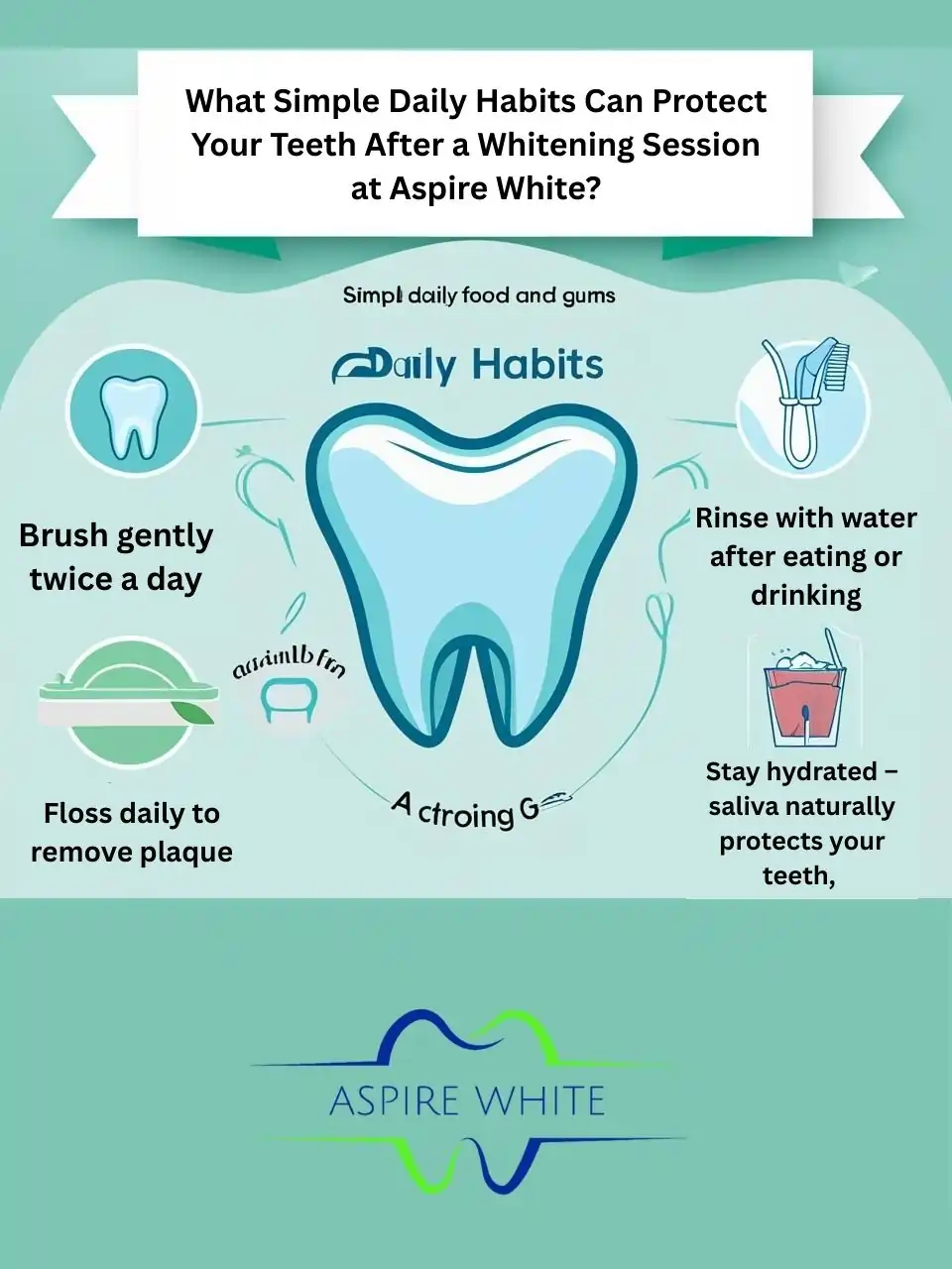 What Simple Daily Habits Can Protect Your Teeth After a Whitening Session at Aspire White Dartford